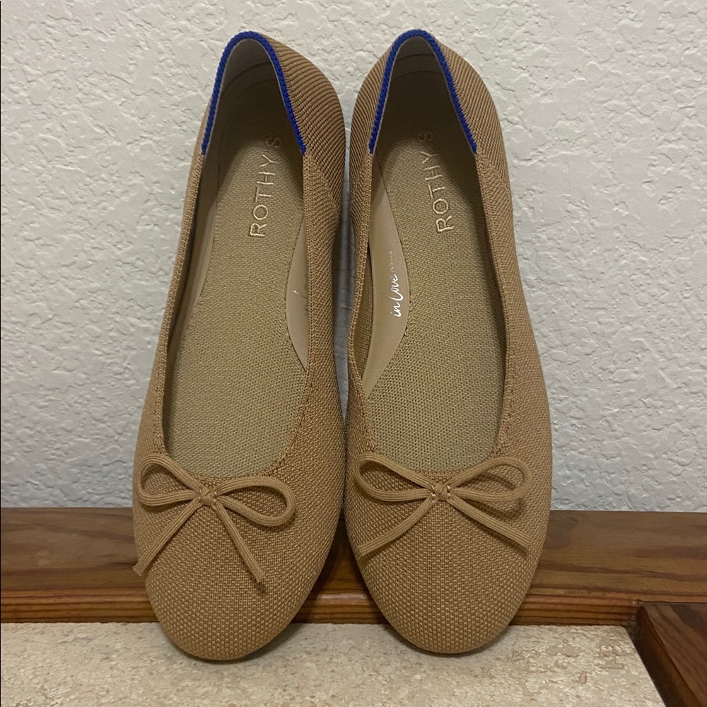 Rothy's Beige Women's Ballet Flats